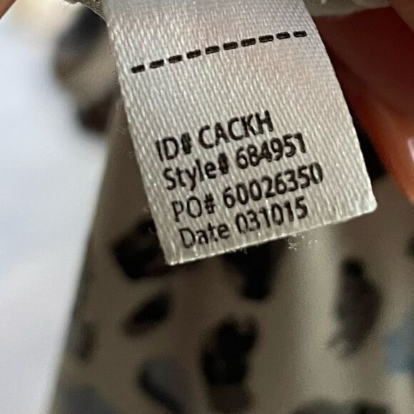 Oscar de la Renta Pink Label Jersey Silky Knit Animal Print Wrap Robe - Picture 11 of 11